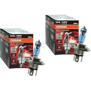 2x OSRAM NIGHT BREAKER UNLIMITED +110% Más Luz H4 Bombilla Halógena - Imagen 1 de 5