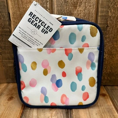 LONCHERA CLÁSICA DE CERÁMICA GRANERO PARA ADOLESCENTES METALIZADA DORADA MULTICOLOR GOTAS DE LLUVIA Foto 1 de 4