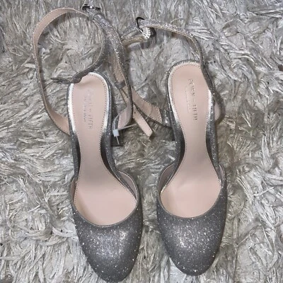 Antonio Melani Born on Fifth Liv Metallic Glitter Closed Toe Platform Pumps 10 - Image 1 of 4