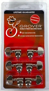 Grover Rotomatic 3/3 Machine Heads Tuning Keys/Peg Acoustic/Electric Guitar 102N - Picture 1 of 9