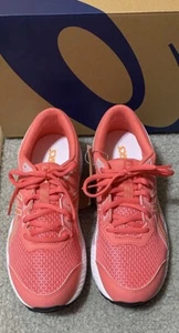 ASICS Sneakers NWB Contend 8 Papaya Summer Dune Big Kids 7M Fits Women’s 8 - Picture 1 of 15