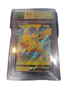 Pokémon pikachu collectors box Pikachu V Swsh063 MNT 9.5 Gem Mint - Imagen 1 de 3