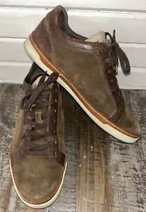 Sneakers Allen Edmonds taglia 10 Porter Derby da uomo in camoscio marrone stringate Fly Foam - Foto 1 di 12