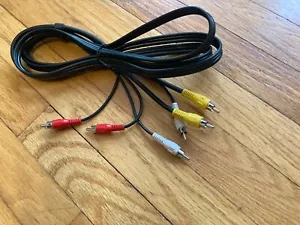 8 Foot Triple RCA Cable - Stereo Audio and Video connectors. Used, works! - Picture 1 of 1