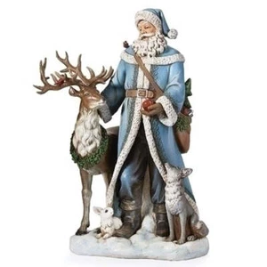 JOSEPH STUDIO BLAUER MANTEL WEISMANN, HIRSCH & WEISSER FUCHS, KANINCHENSTATUE - 633468 - Bild 1 von 1