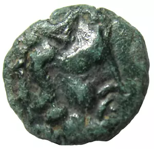 MYSIA, PERGAMON. AE 17, CIRCA SIGLO II a.C. ASKLEPIOS/SERPIENTE. - Imagen 1 de 3