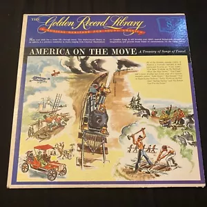 GOLDEN RECORD LIBRARY VOL 8 SONGS OF TRAVEL LP 1959 - Picture 1 of 5