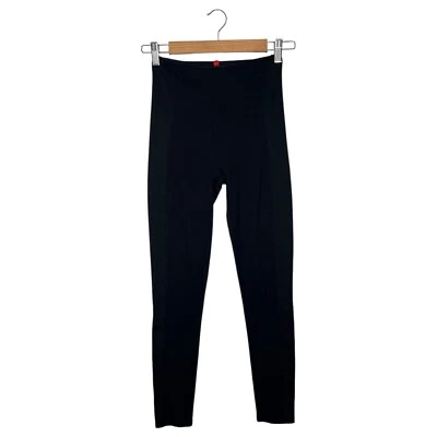 Spanx Leggings Womens Small Full Length Seamless Textured Sides Black FL3115 - Image 1 of 4