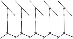 5x DJ PA Mikrofonständer Mikrofonstativ Galgenstativ Galgenständer Bühnenstativ - Bild 1 von 5