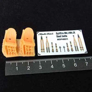 Asiento Spitfire + Calcomanías 3D (construir 2 asientos) para Kit Modelo Escala 1:48 MDR48262 - Imagen 1 de 6