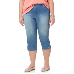 Damen Plus G. Vanderbilt verzierte Capri Jeans Größe 20 W Neu - Bild 1 von 1