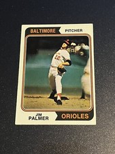 1974 Topps - #40 Jim Palmer  Orioles!! Card Back Has James Colborn? Error? 👀