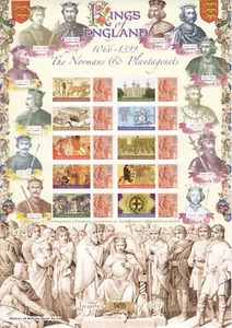 GB 2008 - Kings of England Smilers Sheet - Ref: BC-130 MNH - Foto 1 di 1