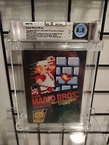 Super Mario Bros. Hangtab Wata 6.5 CIB Nintendo NES 5 Screw No Rev-A Round SOQ