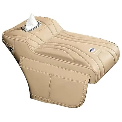 Center Console Armrest Cover for Volvo C70 2000-2005 Beige Comfortable Decor Foto 1 de 4