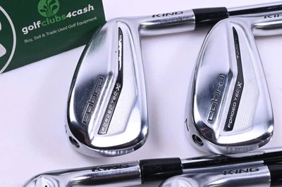 Cobra Forged Tec X 2022 Irons / 6-PW / Regular Flex KBS Tour Lite Shafts - Image 1 of 4