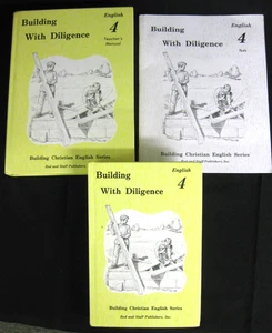 Building Christian English 4 Rod & Staff Teacher & Student Guide 1992 + Tests - Bild 1 von 2