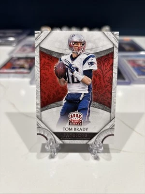 Tom Brady 2016 PANINI CROWN ROYALE PREFERRED #78 INVEST GOAT HOF MVP TB12 - Image 1 of 2