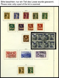Slg. o, **, meist gestempelte Slg. Schweiz von 1850-1969 tleren Ausgab - Picture 1 of 4