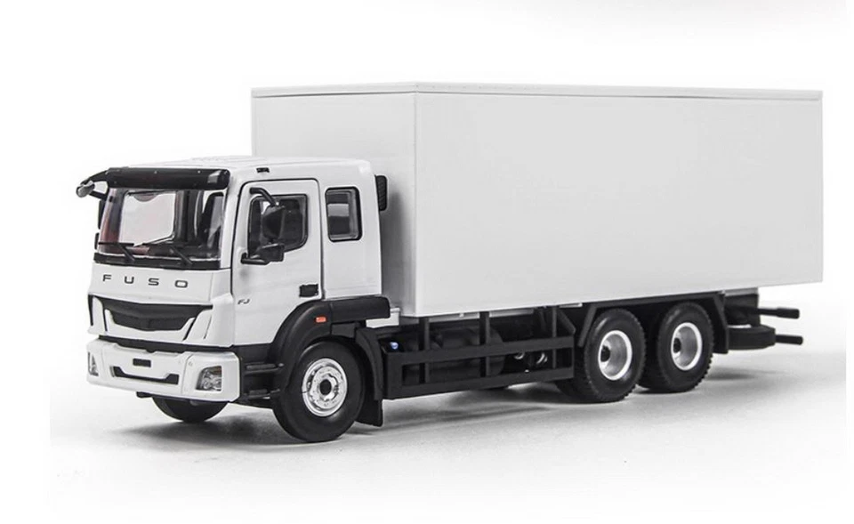 Camión Paudi 1/48 Mitsubishi FUSO Blanco Diecast Coche Modelo Juguete Colección Foto 1 de 4