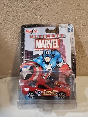 Литой автомобиль CAPTAIN AMERICA 2002 Maisto Ultimate Marvel Chevrolet Corvette - Изображение 1 из 4