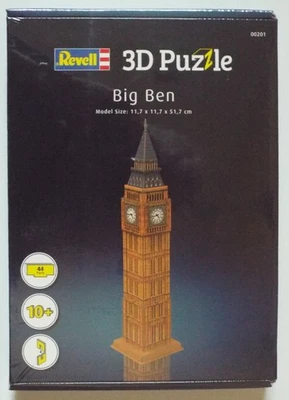 Big Ben Clock and Bell Tower 3D Puzzle Revell #00201 Shrink Wrapped MISB - Image 1 of 4