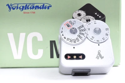 [COMO NUEVO En/CAJA] Medidor de VC Voigtlander plateado de JAPÓN #0004 Foto 1 de 4
