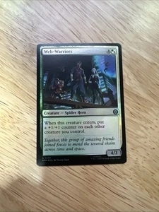 NM Foil Web-Warriors, MTG, Marvel's Spider-Man, Magic the Gathering, 159 - Picture 1 of 1
