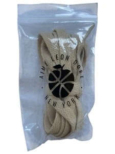 AIME LEON DORE New Balance Shoe Laces Beige Adult - Picture 1 of 5