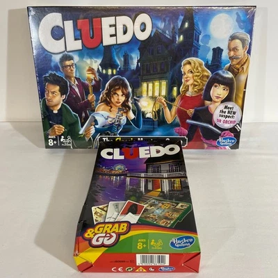 Cluedo The Classic Mystery Board Game 2015 New & Sealed & Cluedo Grab & Go New - Image 1 of 4