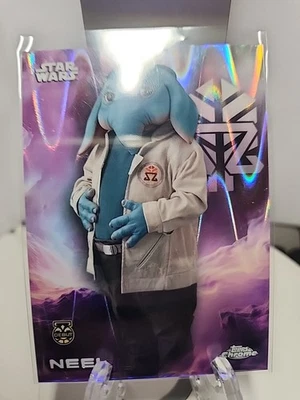 2025 Topps Chrome Star Wars Raywave Refractor #137 Neel - Image 1 of 3