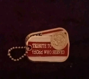 Prendedor homenaje militar de Estados Unidos "Homenaje a los que sirvieron" - Imagen 1 de 2