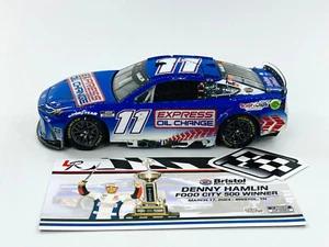 Denny Hamlin 2024 Express cambio de aceite Bristol 3/17 carrera victoria 1:24 Elite diecast - Imagen 1 de 4