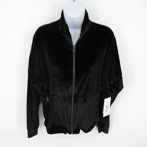 Giacca in velluto Body Language da donna nera Easton nuova con etichette $136 - Foto 1 di 4
