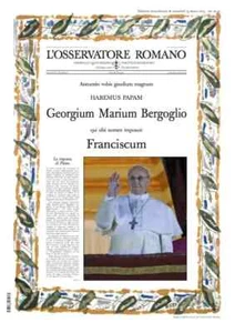 Osservatore Romano PAPA FRANCESCO HABEMUS PAPAM edizione del 14.03.2013 GIORNALE - Foto 1 di 1