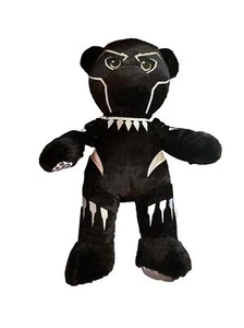 Build A Bear Marvel Black Panther T'Challa 16" Plush Stuffed Animal Toy Wakanda - Picture 1 of 3