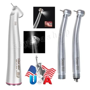Dental High Speed LED Handstück 2/4H / Glasfaser Gegenwinkel 1:4,2 Erhöhung - Bild 1 von 38