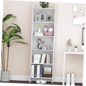 6-Tier Bookshelf, 66.9 Inches Floor Standing Bookcase, Display Storage Shelf, - Picture 1 of 8