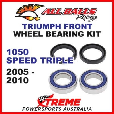 Kit de cojinete de rueda delantera All Balls 25-1404 Triumph 1050 Speed Triple 2005-2010 Foto 1 de 2