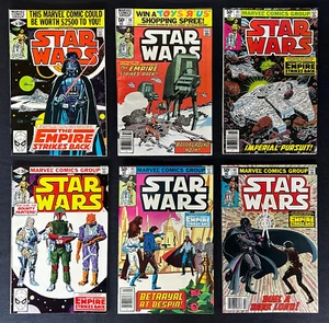 Marvel Star Wars #39-44 Full Run! ESB! 1st App Yoda Boba & Lando! Free Shipping! - Picture 1 of 3
