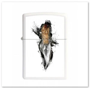 ZIPPO PinUp Collection - Hot Bottom - 2 - Benzin Feuerzeug Weiß - Picture 1 of 1