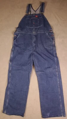 Комбинезон Dickies с регулируемыми ремнями размер 42x32 синий джинсовый 8396SNB - Изображение 1 из 4