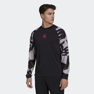 New Men's Adidas Five Ten TrailX Long Sleeve Size Large Tee Shirt Black 5.10 - Picture 1 of 7