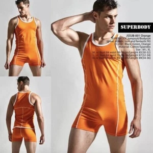 Superbody Wrestling Singlet Medium Gently worn 95% cotton / 5% spandex Rear flap - Picture 1 of 6