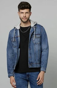 CELIO GEWASCHENE HERREN DEINM JAKET - Bild 1 von 8