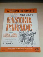 Judy Garland Fred Astaire  A Couple Of Swells   Easter Parade Movie Sheet Music 