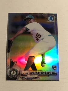 2017 Bowman Chrome Mini Jharel Cotton Athletics RC 89 - Picture 1 of 1