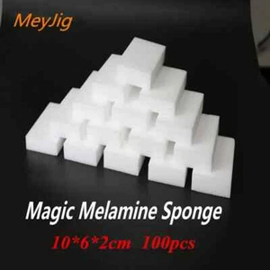 100pcs 100*60*20mm Melamine Sponge Magic Sponge Eraser for Kitchen Office Clean - Picture 1 of 12