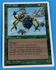 MTG Magic The Gathering Killer Bees 4th Fourth Edition NM Near Mint Green - Picture 1 of 2