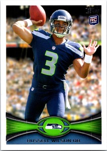 Russell Wilson 2012 Topps #165 Rookie Card RC Denver Broncos G39